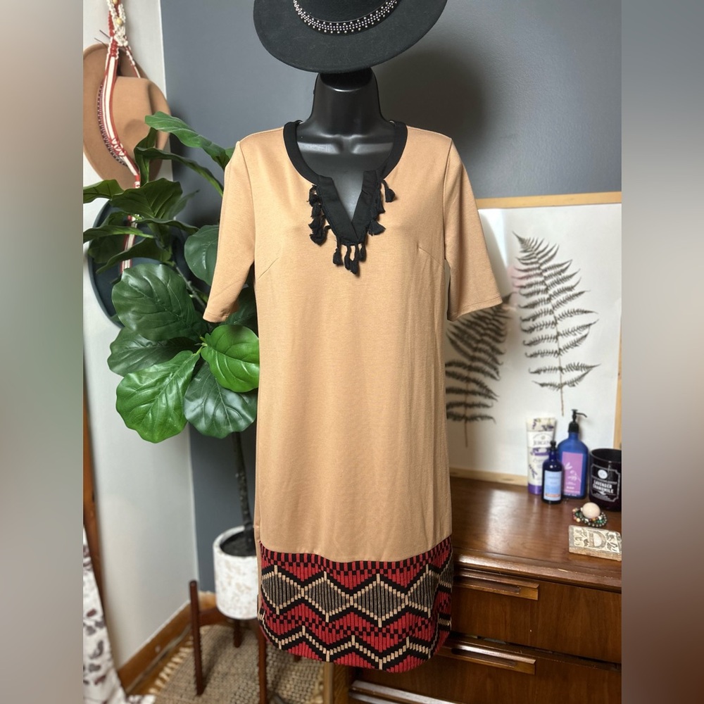 Spence Boho Aztec Dress